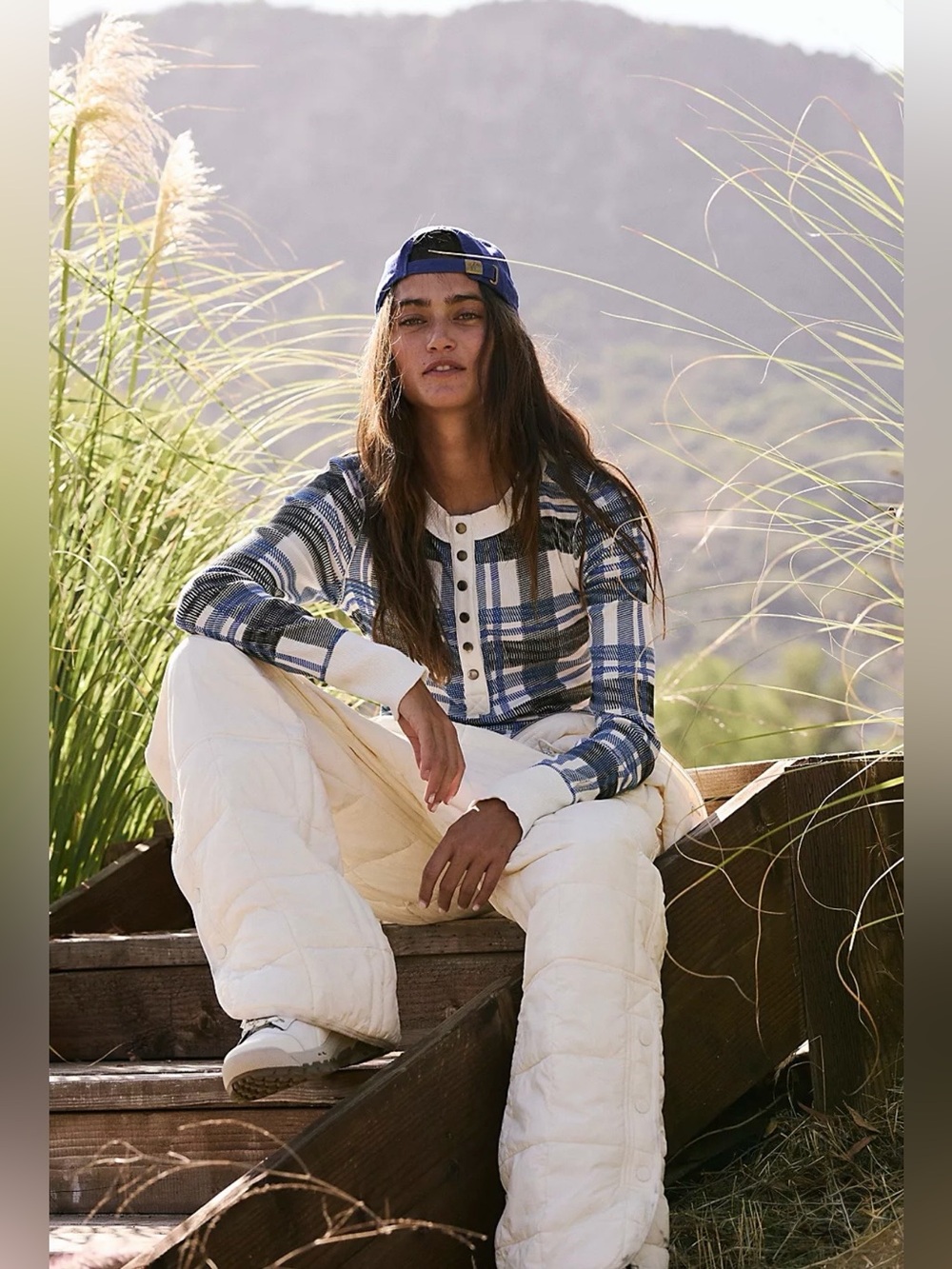 FREE PEOPLE RALLY LAYER PRINTED - Picture 2 of 8